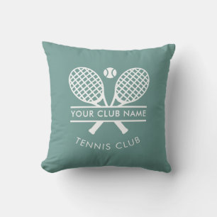 Coussin Club de tennis Nom Sports Swag N'importe quelle co