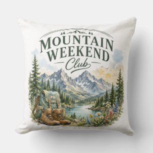 Coussin Club de week-end en montagne Randonnée aventure sa