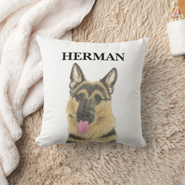 Coussin Coaster de boisson bergère allemand personnalisé (Couverture)