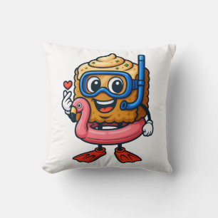 Coussin CobyBiscuit – Édition Flamingo Snorkel