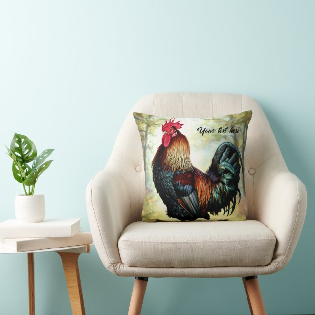 Coussin Cochin Rooster coloré (Chaise)