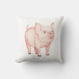 Coussin Cochons Roses Mignons Cadeau Fermier de Campagne F