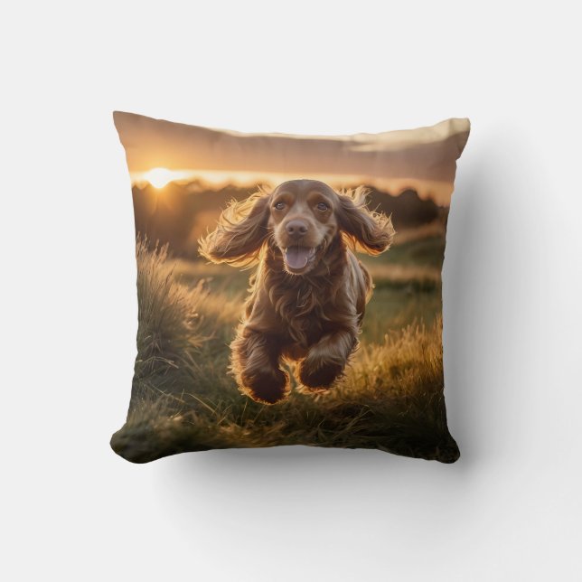 Coussin Cocker Spaniel Élégant Jeu d'oreiller (Recto)