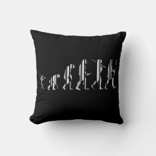 Coussin CODE BARRE ÉVOLUTION Modèle de code-barres Darwin