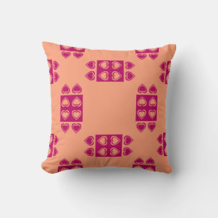 Coussin Coeur abstrait insouciant