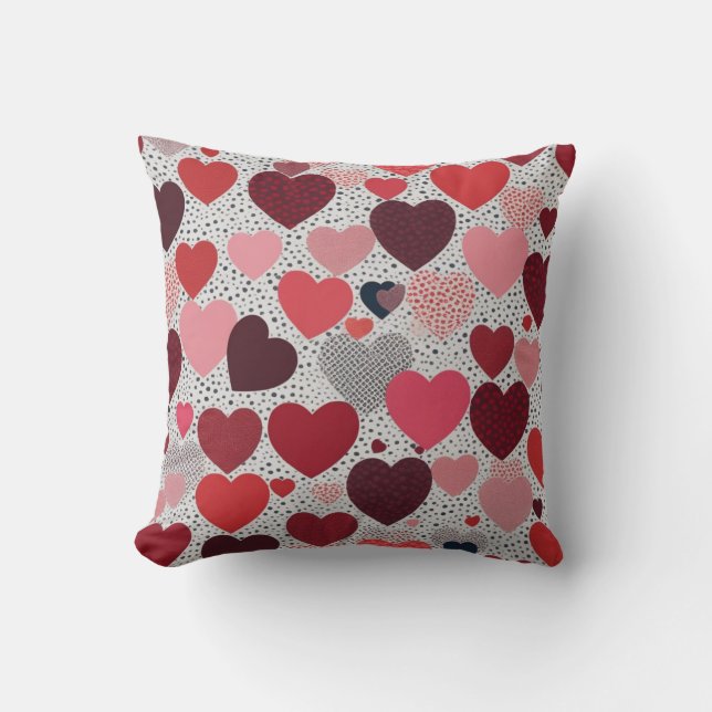 Coussin Cœur chaud  (Recto)