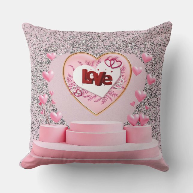 Coussin Coeur d'amour (Recto)