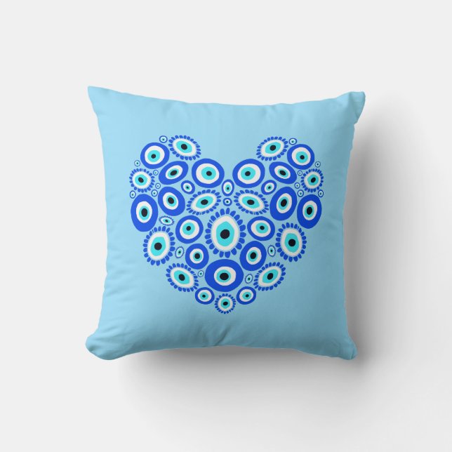 Coussin Coeur d'amour des yeux mal (Recto)