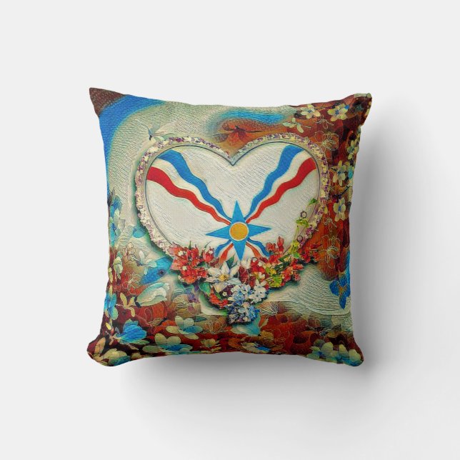 Coussin Coeur d'Assyrie (Recto)