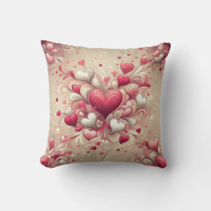Coussin coeur de la Saint-Valentin