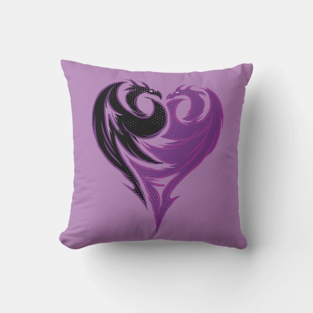 Coussin Coeur du dragon de Mal (Recto)