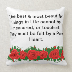 Coussin Coeur pur