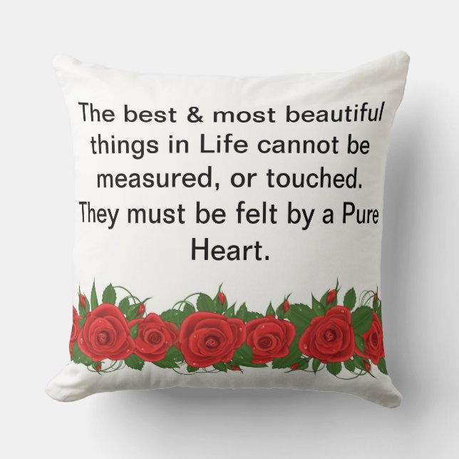 Coussin Coeur pur (Recto)