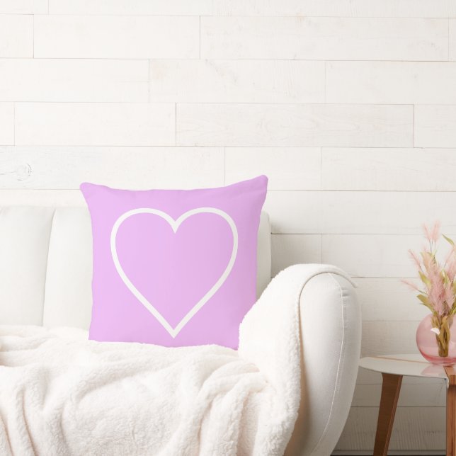 Coussin Coeur rose (Canapé)