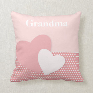 Coussin Coeur rose d'amour