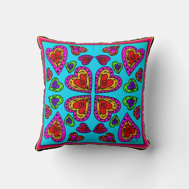 Coussin Cœur Sucré (Verso)