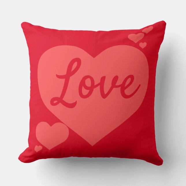 Coussin Coeurs d'amour (Recto)