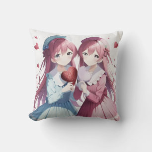Coussin Coeurs d'Anime Valentine