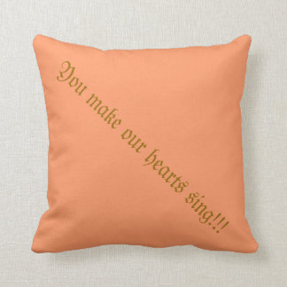 Coussin coeurs de chant