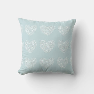 Coussin Coeurs de coeur sur Mint
