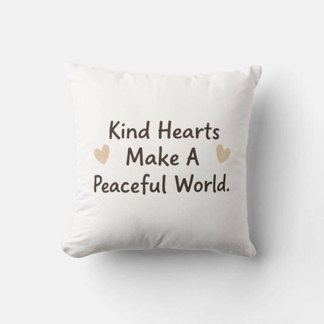 Coussin Cœurs Gentils (Recto)