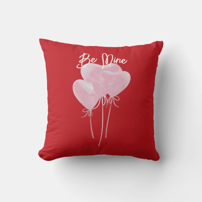 Coussin Cœurs roses (Recto)