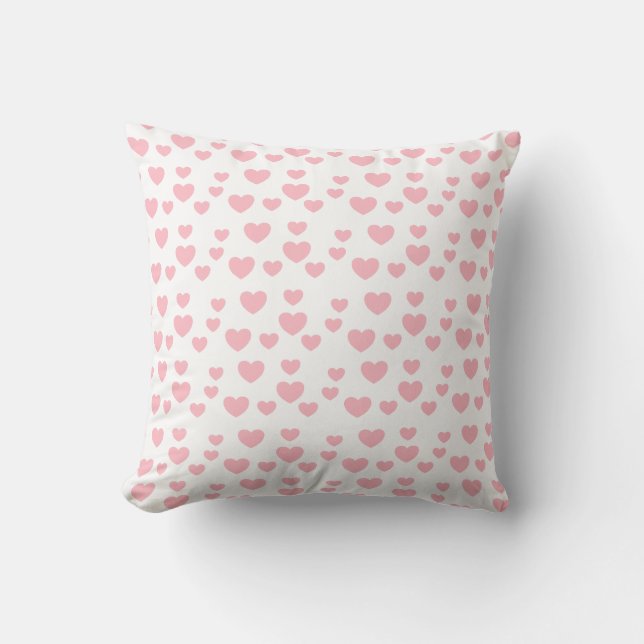 Coussin Coeurs roses (Recto)