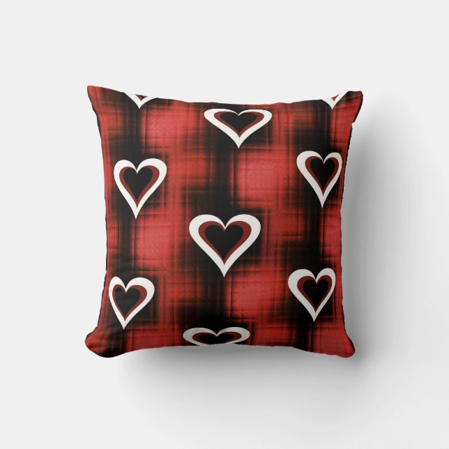 Coussin Coeurs sur le tableau de bord (Recto)