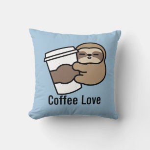 Coussin Coffee Sloth