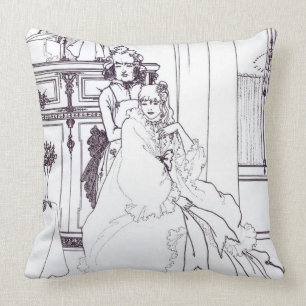 Coussin Coiffing, du poème "la ballade d'une Barbe