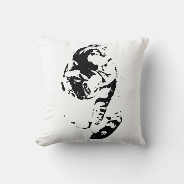 Coussin Coins calmes, Chat at Ease (Recto)