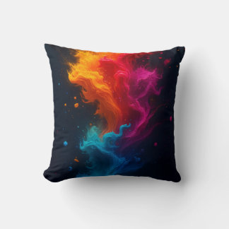 Coussin Cojin de fuego multicolor