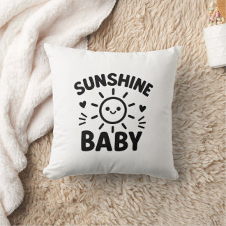 Coussin Cojín decorativo con sol sonriente para bebés