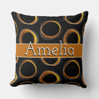 Coussin Cojín Decorativo Solar Eclipse Mid-Century Modern 