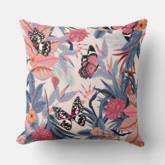 Coussin cojin floreado
