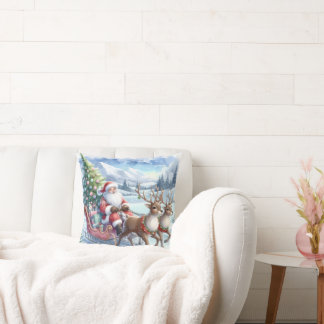 Coussin Cojín Santa Claus