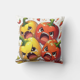 Coussin Colère pleurant Bell Peppers