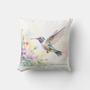 Coussin Colibri