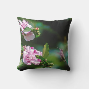 Coussin Colibri à gorge rubis - Photo originale