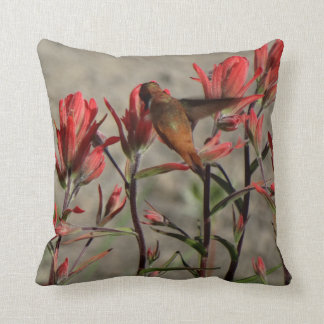 Coussin colibri cardinal flw.