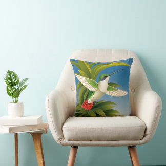 Coussin Colibri Moderne