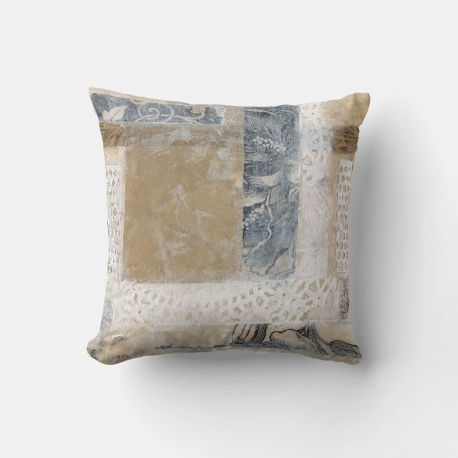 Coussin Collage de dentelle II (Recto)