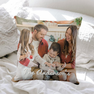 Coussin Collage de photos de famille moderne 2