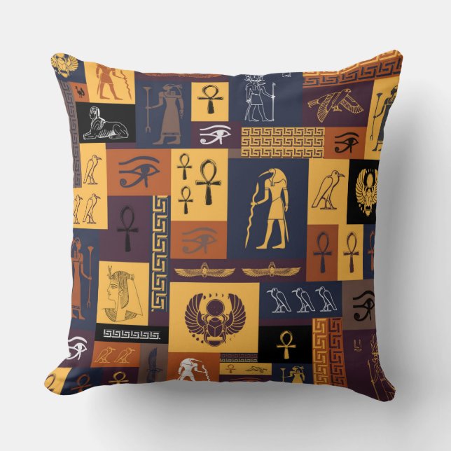 Coussin Collage égyptien (Recto)