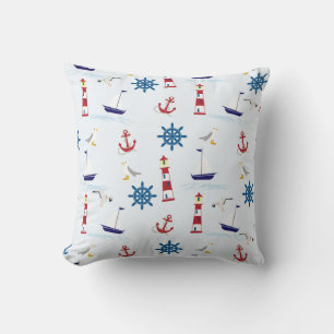 Coussin Collage nautique