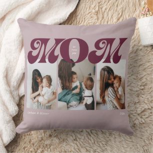 Coussin Collage photo 3 Bold Retro Maman