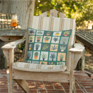 Coussin Collection de plantes
