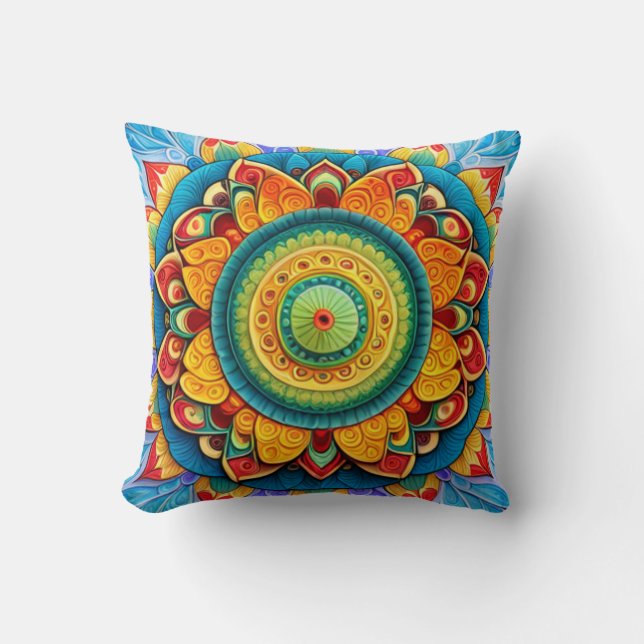 Coussin Collection de vacances hindou (Recto)