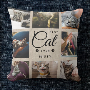 Coussin Collection photo moderne tendance Meilleur Chat Ja