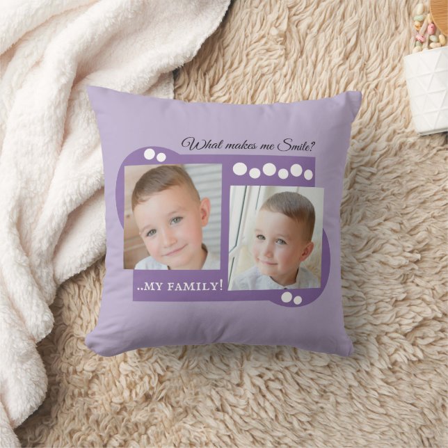 Coussin Coller ajouter vos propres photos personnalisées v (Couverture)